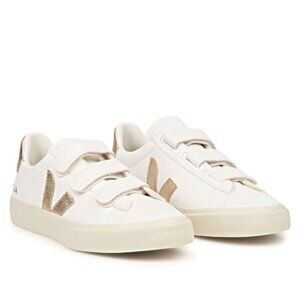 Veja Recife Velcro Sneakers in Extra White - Platine - Size 8